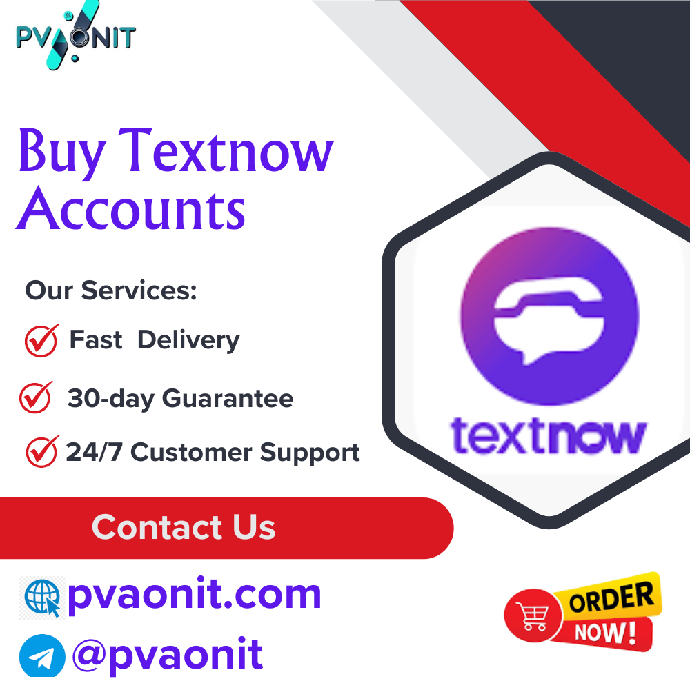 Buy Verified TextNow Accounts - pvaonit.com