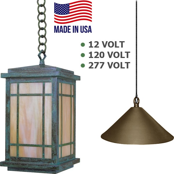Outdoor LED Hanging Lights - Made In USA - C2C Lights