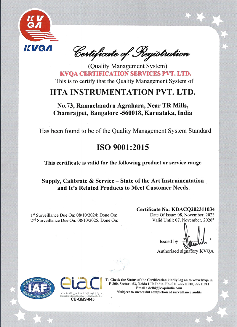 HTAIPL: A Leading NABL ISO 17025 Calibration Laboratory in Bangalore – Htaipl