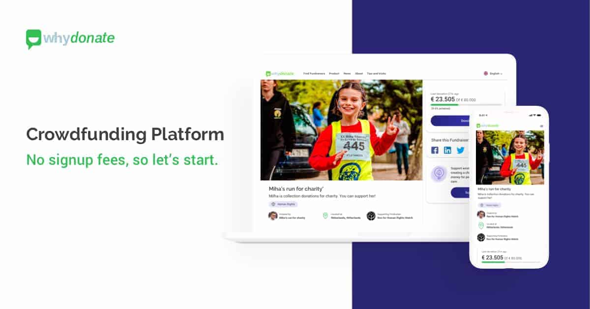 Crowdfunding Particulier - Crowdfunding Starten | WhyDonate