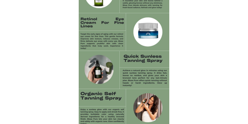 Tanning Water Spray For Face by Bioas Pure - Infogram