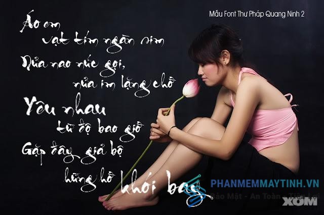 (CHỌN LỌC) Các Font thư pháp Việt hóa ĐẸP NHƯ VIẾT TAY